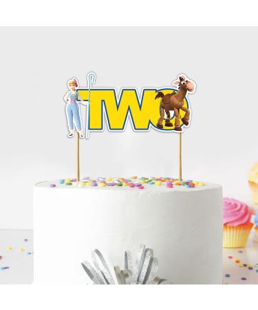 Seyal Toy Stry Two Cake Topper