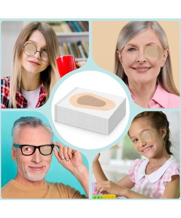 Dimeho 20 Pcs Adhesive Eye Patches Blackout Medical Eyepatch Sticker Disposable Non Woven Cotton Eye Shield Tape Easy Peeling Latex Free Eyecare Bandages Relieve Fatigue 3 2 Inches - Buy Online on GoSupps.com