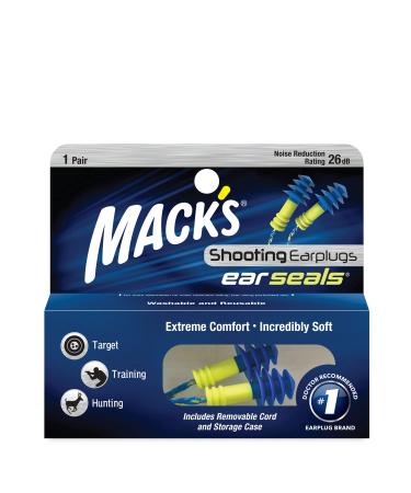 Mack's Shooters Ear Seals Ear Plugs  1 Pair