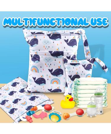 Ekong Diaper Pockets Wetbags - Waterproof Washable 3-Piece Organizer for Toddler Diapers Travel Gym Beach & Pool - Buy Online on GoSupps.com