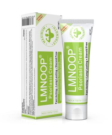 Psoriasis Cream Maximum Strength Treatment Moisturizing Cream for Psoriasis Dermatitis Rash Anti-Itch Redness Flaking Scaling Fast Acting Relief for Irritated Dry Skin 1.76 Ounce (50g)