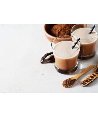 Buy SPINTZ 250g Organic Carob Powder from Spain - Vegan Gluten-Free - Low-Calorie Cocoa Alternative - Plastic-Free Packaging - Buy Online on GoSupps.com