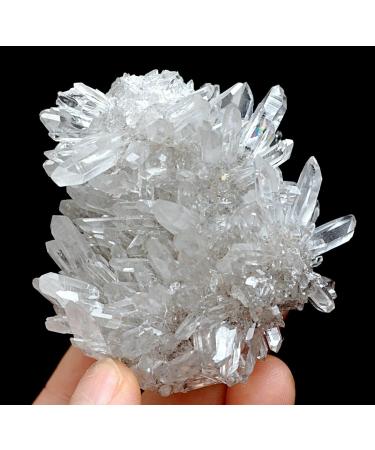 Natural Crystal Rough 115g White Chrysanthemum-Like Quartz Crystal Cluster - Buy Online on GoSupps.com