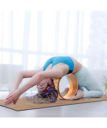 YVS Yoga Wheel & Cork Yoga Ring | Perfect for Yoga Pilates & Fitness - International Shipping - Buy Online on GoSupps.com