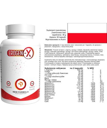 Erogen X 120 Capsules - Pack of 2 - Buy Online on GoSupps.com