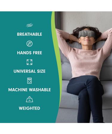 Aculief Weighted Eye Mask - Compression for Sleep & Headache Relief - Buy Online on GoSupps.com
