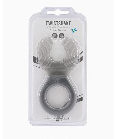 Twistshake Cooling Teething Ring for Babies | BPA Free | Pastel Grey | Ideal for 2 Months+ - Buy Online on GoSupps.com