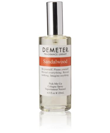 Demeter Unisex Cologne Spray Sandalwood 4 Ounce 4 Fl Oz (Pack of 1)