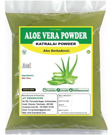 Aloe Vera Powder 100% Pure | Natural Herbal Power for Drink Mix Smoothies Face & Hair Care - Buy Online on GoSupps.com