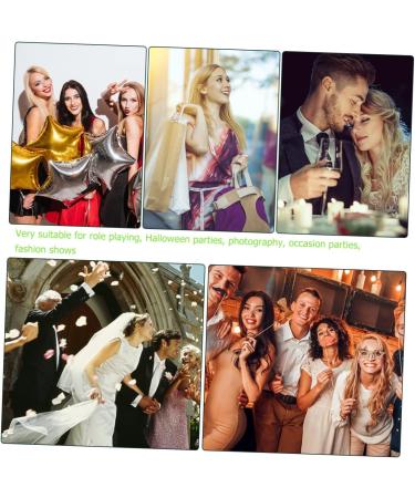 ABOOFAN 10 Pairs Halloween Extra Long False Eyelashes Lashes Halloween Dance Costume Eyelashes Cosplay Fake Lashes Green Eyelashes Curly Fancy Fake Chemical Fiber Gothic Extend Girl - Buy Online on GoSupps.com