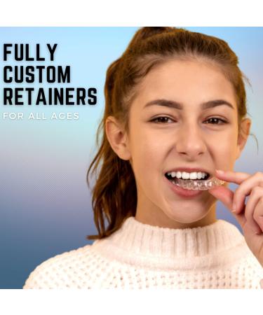 ClearRetain Upper Orthodontic Retainer - Prevent Teeth Shifting | Custom Mold for Teeth | 2 Sets of Molding Putty | Made in USA - Buy Online on GoSupps.com