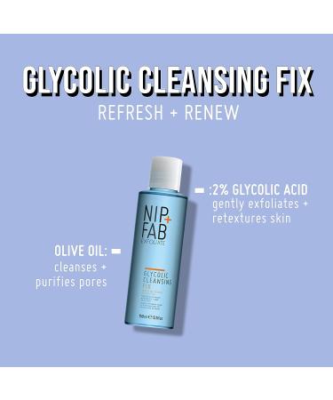 Nip + Fab Glycolic Acid Foaming Cleanser with Olive Oil - Exfoliating AHA Face Wash for Even Tone, Brightened Skin, Fine Lines - Buy Online on GoSupps.com