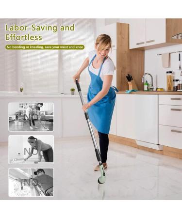 HiXip Electric Scrubber for Cleaning Handheld - Powerful Scrubbers for Cleaning Bathroom with 3 Brush Heads Household Cleaning Tools for Toilets Sinks Cleaning Supplies Green - Buy Online on GoSupps.com