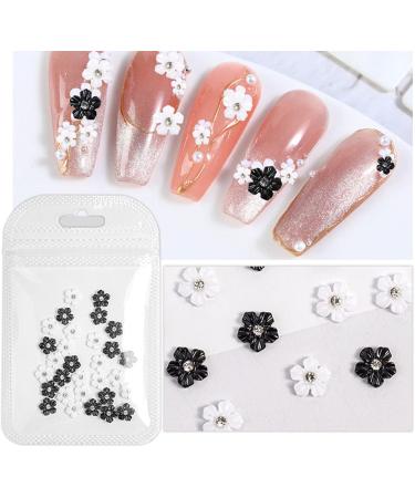 3D Cute Flowe Nail Charms Nail Glitter Charm Rhinestones Ornaments Nail Art Decorations Glitter Accessories for DIY Craft Nail Art Design Manicure Decor - Buy Online on GoSupps.com