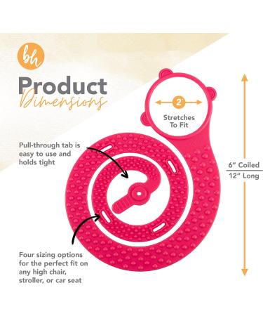 BooginHead SippiGrip Silicone Baby Bottle Holder & Sippy Cup Strap 2-Pack - Royal Blue - Buy Online on GoSupps.com