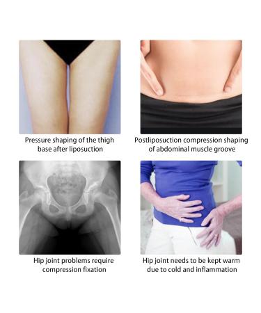 Hip Support Groin Brace - Sciatica Pain Relief & Hamstring Compression Wrap for Men & Women | Labral Tear & Groin Pull Support (Large - Buy Online on GoSupps.com