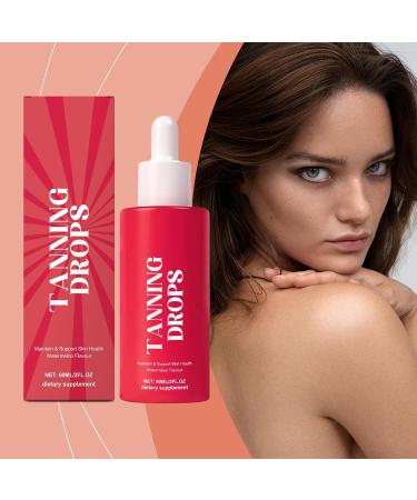  Jukeoiu Self-Tanning Drops | Instant Sun Drops for a Natural Glow - 60ml Liquid Tan to Hydrate Nourish and Illuminate Your Complexion Deeply Without Sun Exposure - Buy Online on GoSupps.com