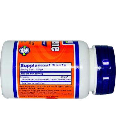 Now Foods Lycopene 20 mg - Antioxidant Support - 50 Softgels - Buy Online on GoSupps.com