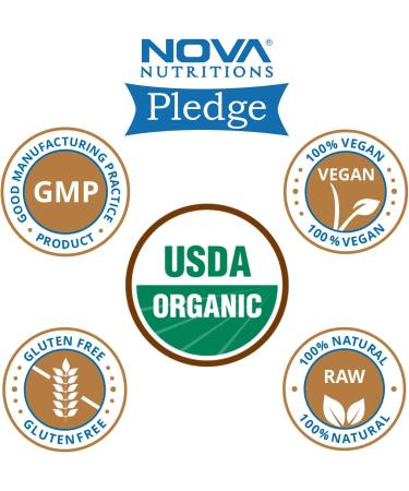 Nova Nutritions Certified Organic Shatavari Powder 16 OZ (454 gm) - Pure and Natural Supplement - Buy Online on GoSupps.com