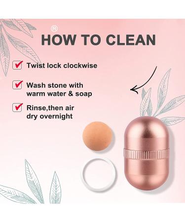 DRESSE Oil-Absorbing Volcanic Face Roller for On-the-Go Mini Massage - Reusable Facial Skincare Tool - Buy Online on GoSupps.com