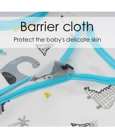 ZIGJOY 100% Cotton Sleeveless Baby Sleep Bag 1.0 Tog | Dinosaurs-2 Design | 2-Way Zipper | Newborn 8-12 Months - Buy Online on GoSupps.com