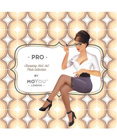 MoYou Stamping Schablone Pro XL 14 - Premium Nail Art Plates for Stunning Designs | International Shipping Available - Buy Online on GoSupps.com