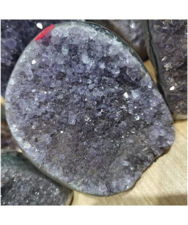 Natural Amethyst geode Cluster Dark Purple Amethyst Large Crystal Stone Quartz Decor Crystal Crystal Cluster (Size : 300-350g) - Buy Online on GoSupps.com