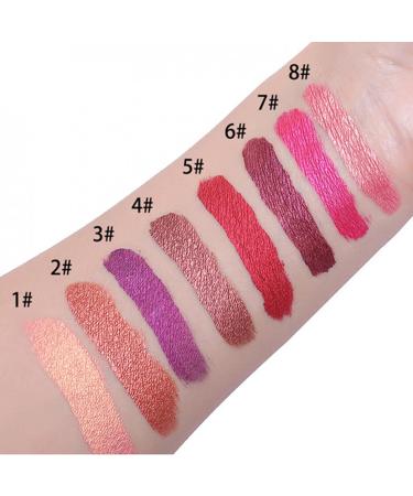 Matte Metallic Lip Gloss - Long Lasting, Waterproof, Highly Pigmented Liquid Lipstick - Diamond Shimmer Makeup for Women - 0.15 Fl Oz - Buy Online on GoSupps.com