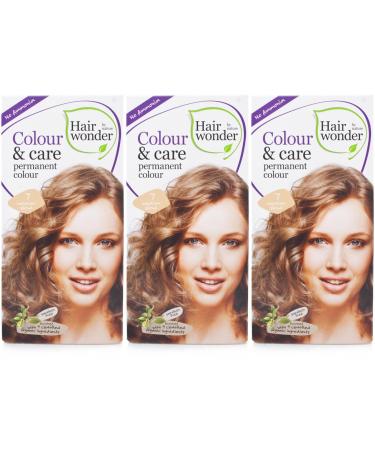 Hennaplus Hennaplus Hairwonder Hair Color 7 Medium Blonde 100ml 100ml (Pack of 3)