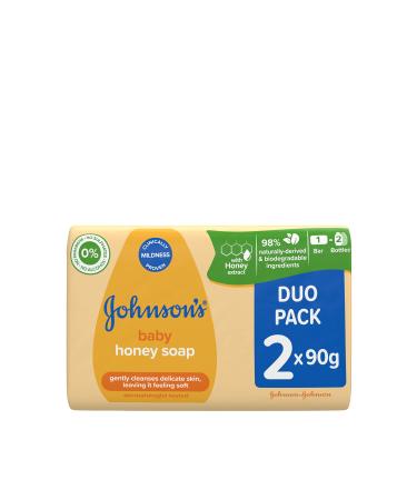 Johnson's Baby Honey Soap Duo Pack 2 x 90 g - Buy Online on GoSupps.com