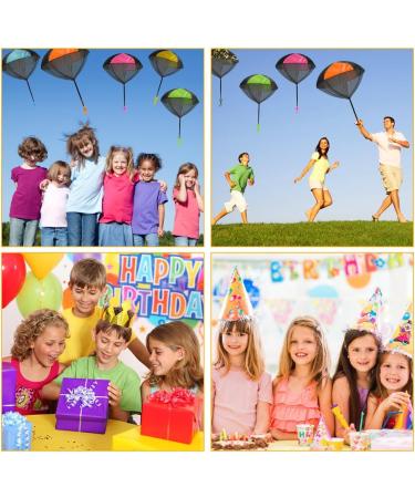 Ainiv Parachute Toy for Children | 12PC Parachutist Flight Toys | Outdoor Games & Birthday Gifts - Buy Online on GoSupps.com