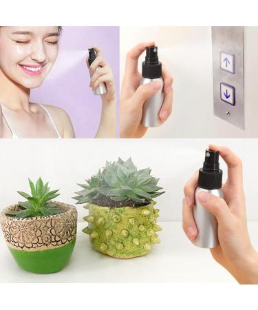 50ml Aluminum Alloy Mini Spray Bottles - 2 Pack | Empty Atomizers for Perfume Cosmetics & Essential Oils | Travel-Friendly & Refillable - Buy Online on GoSupps.com