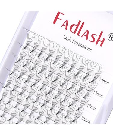 Buy Volume Eyelashes C Curl 0.07mm 6D Extensions | Natural Long Single Eyelash Clusters 8-14mm - Professional Quality - Buy Online on GoSupps.com