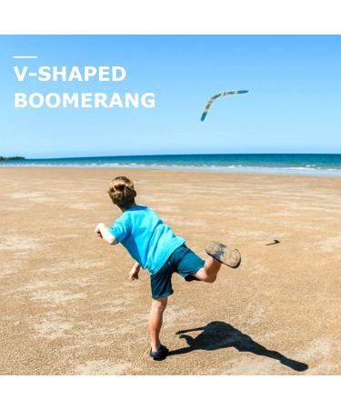 Buy Joyola V-Shaped Wooden Boomerang - Durable Outdoor Toy for Kids & Adults | Perfect for Fun & Play - Buy Online on GoSupps.com