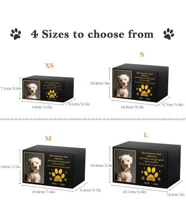 Bemaystar Personalized Pet Urns for Dogs Ashes - Custom Wooden Box with Photo for Pet Memorial Keepsake Photo Box Pet Cremation Urn Wood Keepsake Urn for Pet Cremation Sympathy Gift for Pet Lovers XSmall(0-10lbs) 1 Photo - Buy Online on GoSupps.com