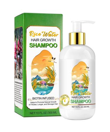Rice Water Shampoo Rice Water for Hair Growth Shampoo Shampoo for Women Hair Loss and Thinning Hair Rice Shampoo with Rosemary Biotin Caffeine