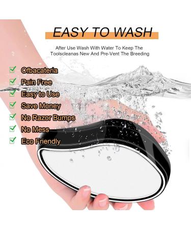 Canvalite Crystal Hair Remover - Nano Hair Remover for Painless Peeling | Fast & Simple Hair Removal for Women & Men (1 Piece) - Buy Online on GoSupps.com