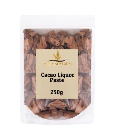 Cacao Liquor Paste 250g Liquor Chunks Cacao Mass by Villa Nostrum