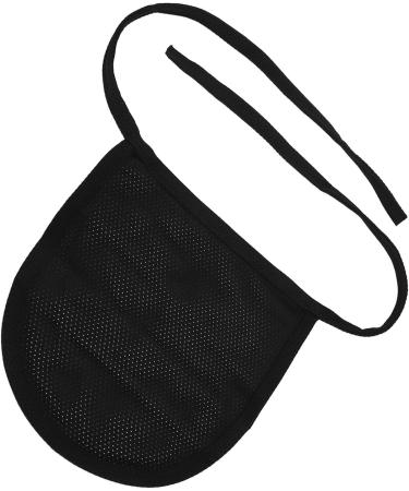 Cervical Stoma Cover - Breathable Lightweight Adjustable Neck Protection in Black | International Shipping - Buy Online on GoSupps.com