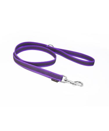 Mystique Rubberized Leash 20mm with Hand Loop Standard Carabiner purple 1 2m 1 2m purple