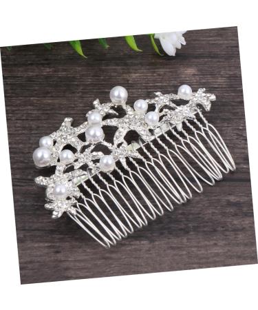 FOMIYES Bridal Hair Accessories Handmade Hair Combs Prom Hair Accessories Silver Hair Comb Handmade Hair Accessories Tiara Wedding Hair Comb Wedding Headpiece Pearl Headgear Bride - Buy Online on GoSupps.com
