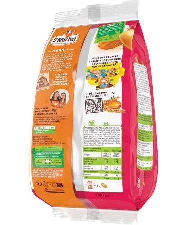  St Michel St Michel Soft Plain Madeleines x10 in individual 250g bags - Buy Online on GoSupps.com