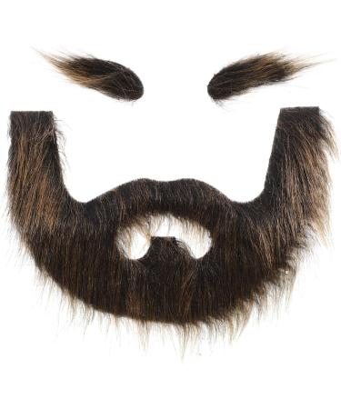 Didiseaon 5 Sets Beard Dress up Realistic Mustache Realistic Beard Full Beard Mustache Fake Eyebrow Plush 20.00X13.00X0.50CMx5pcs Multix5pcs - Buy Online on GoSupps.com