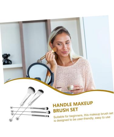 FOMIYES 1 Set Makeup Brush Set Blush Brush Foundation Brush Female Makeup Eye Shadow Brush Eye Brush for Makeup Women Makeup Brush Eye Makeup Face Makeup Brush Miss Eyes Tool Brush 15.50X2.00X1.00CM Silver - Buy Online on GoSupps.com