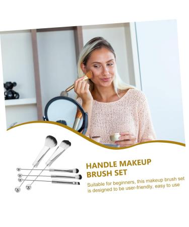 Buy Miss Beauty 5-Piece Makeup Brush Set - Foundation Blush Eyeshadow Applicators | International Shipping Available - Buy Online on GoSupps.com