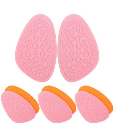 Baluue 4 Pairs Metatarsal Pads Honeycomb Fabric Forefoot Pads - High Heels Comfort Pads Soft Ball of Foot Cushions Inserts for Non Slip Toe 12.00X7.50X0.30CM