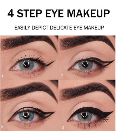 Lipstick eyeliner Long Wear Gel Eyeliner Rationalu Gel Eyeliner Rational Eye Stick Rational Eyeliner Stick Black Eyeliner Cream Waterproof Smudge Proof Liquid Eyeliner Pen Silver+dark Brown - Buy Online on GoSupps.com