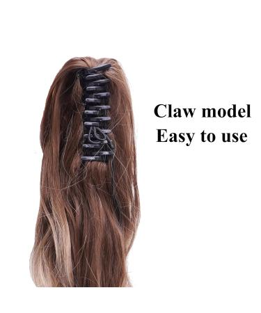 IMISSU Long Curly Ombr Blue Claw Ponytail Hair Extensions | Clip-in Hairpiece for Effortless Style - Buy Online on GoSupps.com