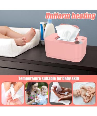 Adjustable Baby Wipe Warmer | USB Rechargeable | Prevent Dry Wipes | Pink - Buy Online on GoSupps.com