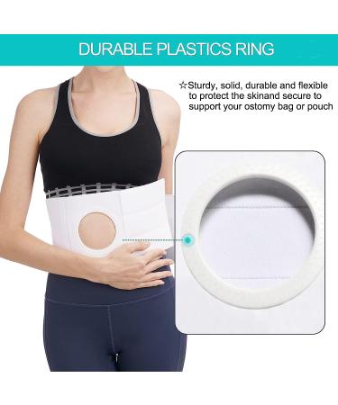 Ostomy Hernia Support Belt for Colostomy Patients - Size L Large - Prevent Parastomal Hernia - Abdominal Binder Brace - Buy Online on GoSupps.com